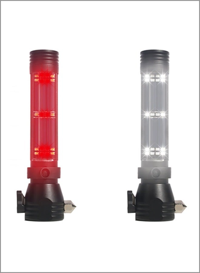 Multifunction Flashlight Led Suitable For Camping, Indoor, Outdoor and Emergency Use, Solar Powered - Image 2