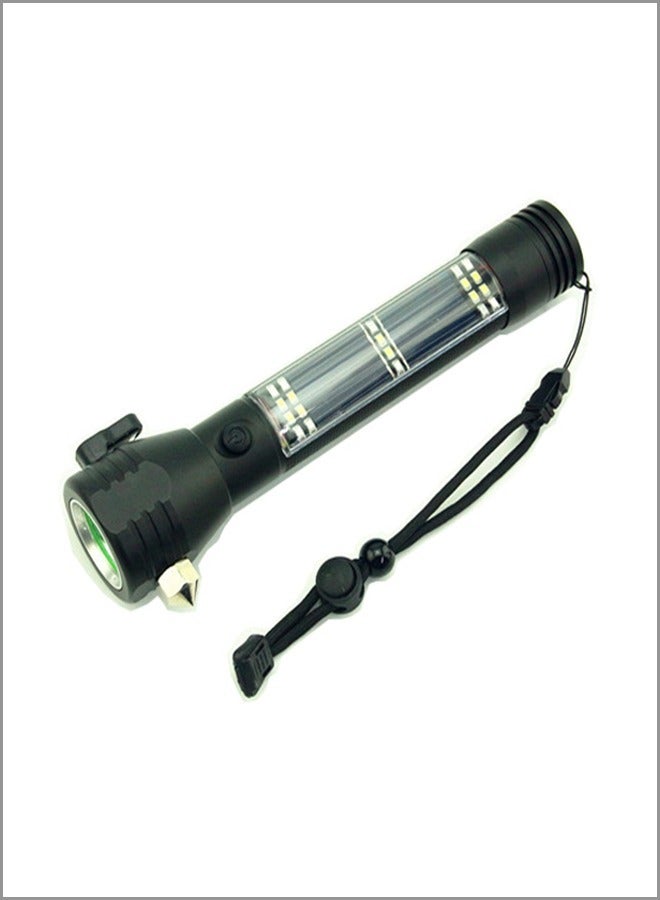 Multifunction Flashlight Led Suitable For Camping, Indoor, Outdoor and Emergency Use, Solar Powered - Image 1