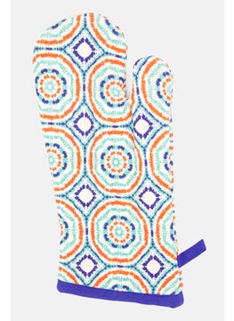 Sttelli Aztec Pattern Oven Mitten, White  - Image 2