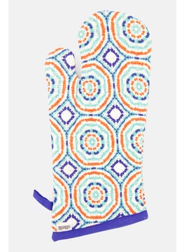 Sttelli Aztec Pattern Oven Mitten, White  - Image 1