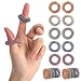Mr. Pen Mr Pen Spiky Sensory Rings 10 Pack Colorful Stress Relief Fidget Toys Sensory Rings for Anxiety and Stress Relief - Image 3