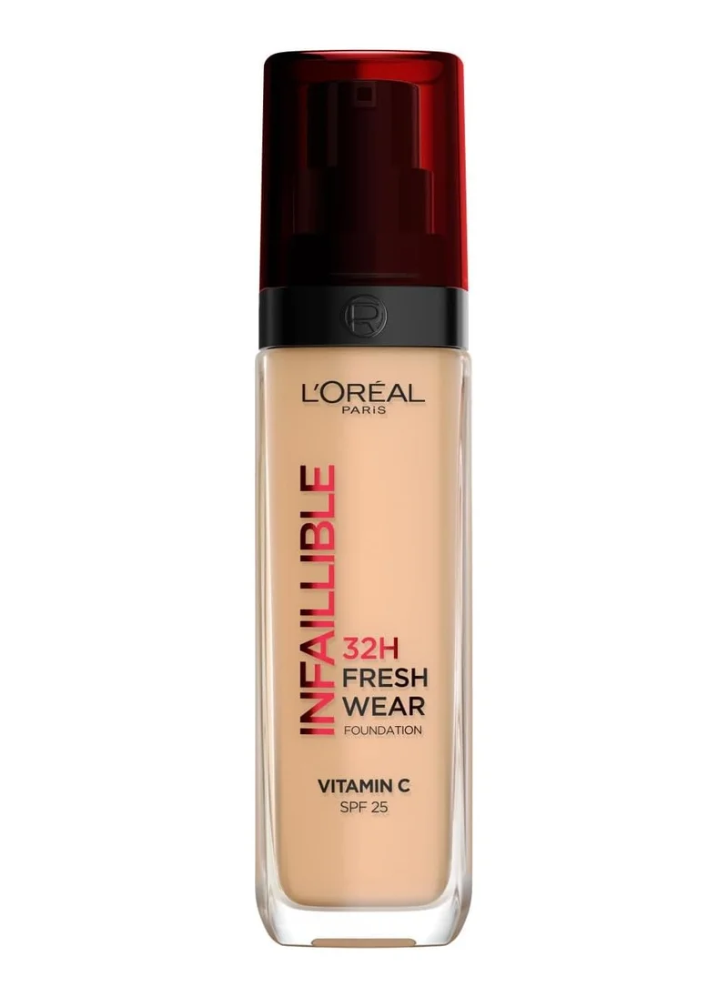 L'OREAL PARIS Infaillible 32Hr Liquid Foundation 125 Warm dore