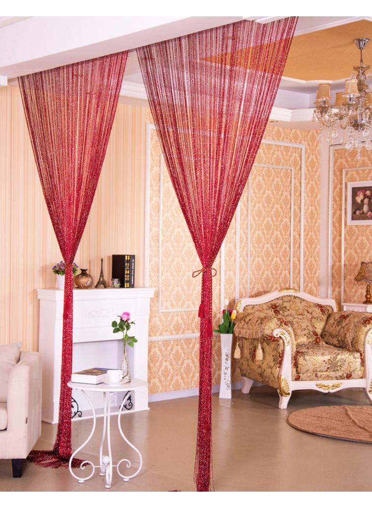 Y&D Shiny Tassel String Doorway Curtain 300x280 cm  - Image 1