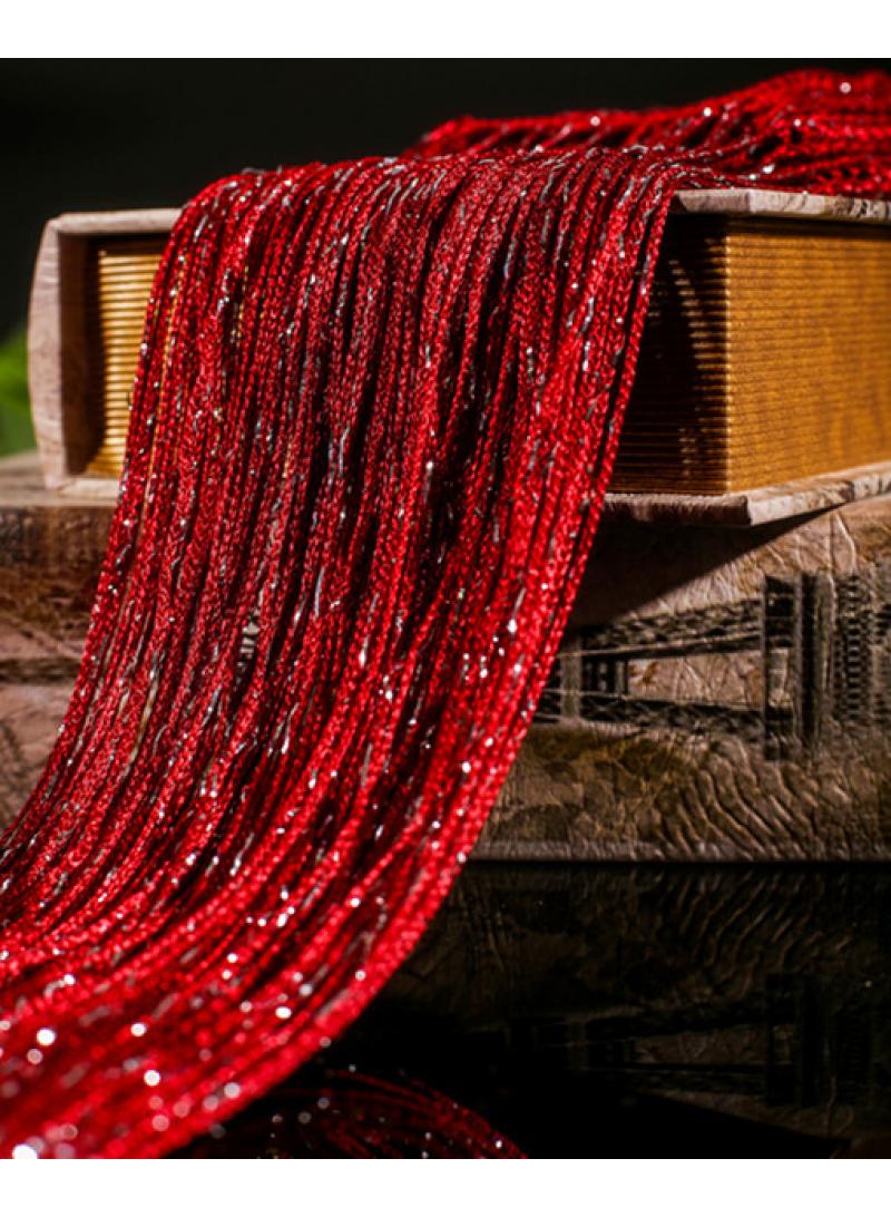 Y&D Shiny Tassel String Doorway Curtain 300x280 cm  - Image 2