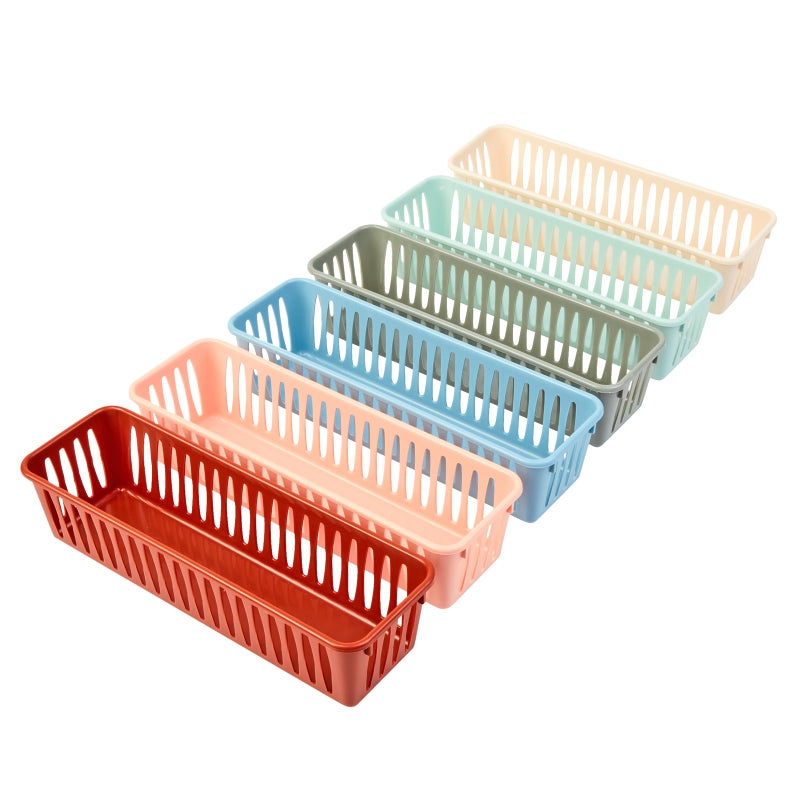 Really Good Stuff Pencil Baskets Set of 6 Boho - Image 2