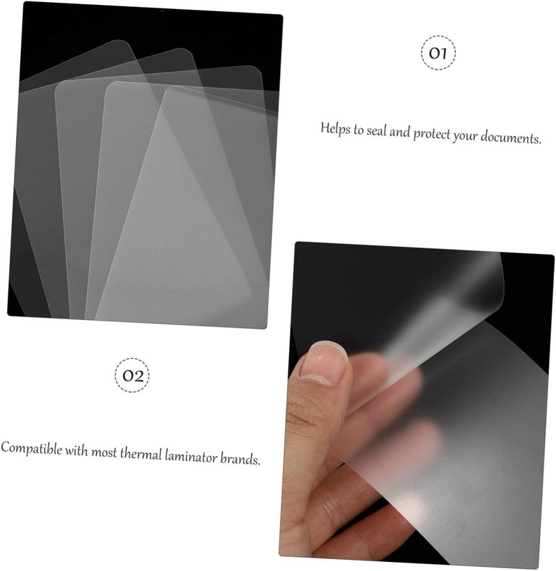 400pcs Thermal Laminating Lamination Film for Photos Easy to Use Pouches for Document and -Term Storage - Image 3