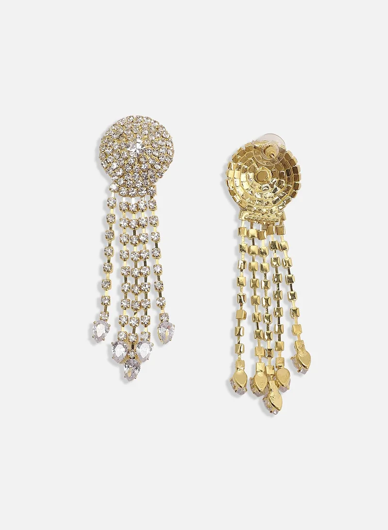 SOHI Crystal Artificial Drop Earring Jewellery