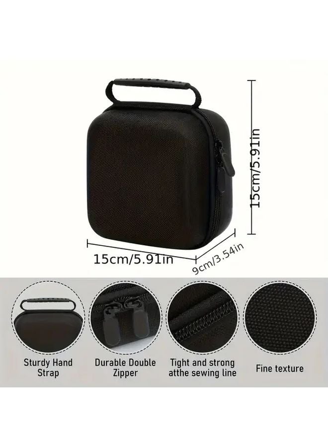 Black Mac Mini M4 Hard Shell Protective Case Shockproof Dustproof EVA Travel Storage Box - Image 5