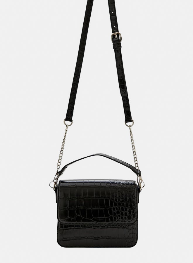 FOREVER 21 Faux Croc Crossbody Bag  - Image 1