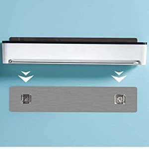 ZURATO Magic Sticker Series Plastic Self Adhesive Kitchen and Bathroom Shelves Wall Organizer Shampoo, Cosmetic, Storage (Medium, Multicolour) - Image 2