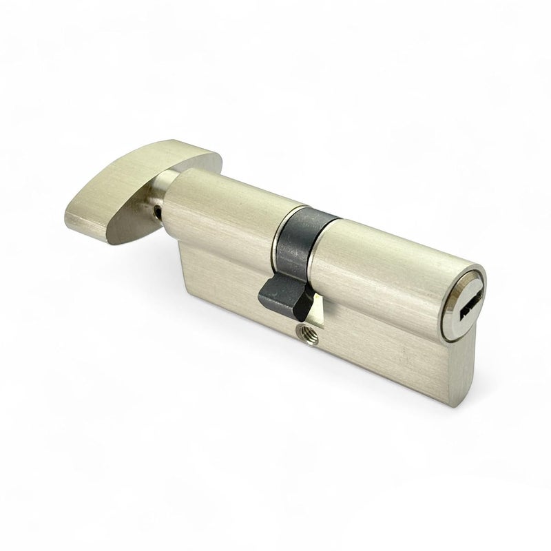 MOKSH PLUS Moksh Plus Brass Cylinder Lock 70mm with 6 pin Mechanism for Mortise Handle Lock Fittings with 5 Brass Ultra Keys for Wooden Door Pack of 1 Pcs SSF  - Image 5