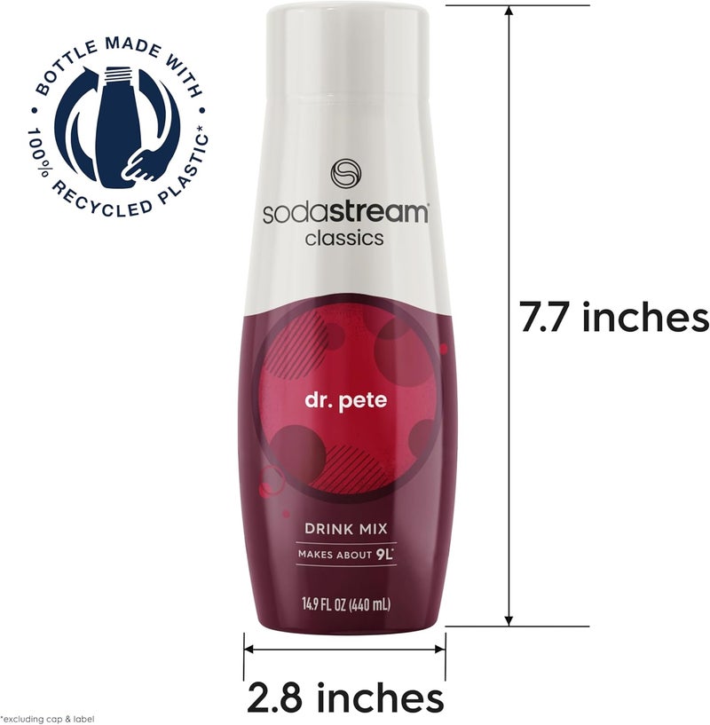 SodaStream خليط مشروبات صودا ستريم الفوارة، نكهة دكتور بيت، 440 مل - عبوة من 4 زجاجات - Image 4