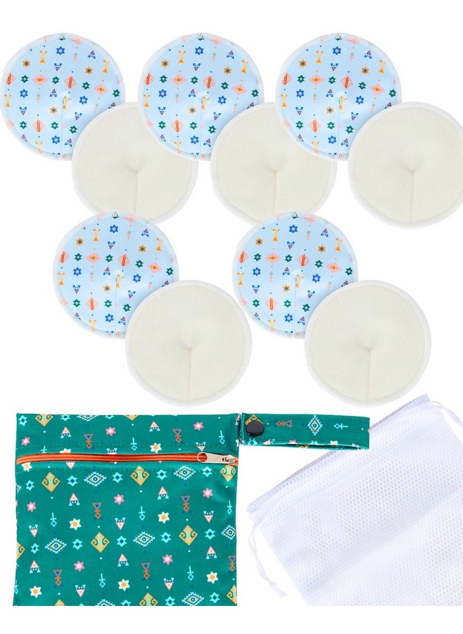 Idaho Jones Nursing Pads - Breast Pads For Leaking Milk - Reusable & Washable Breastfeeding Pads - Stay Dry Longer - Almohadillas Y Protectores De Lactancia - Viscose Derived From Bamboo - 10 Pads  - Image 1