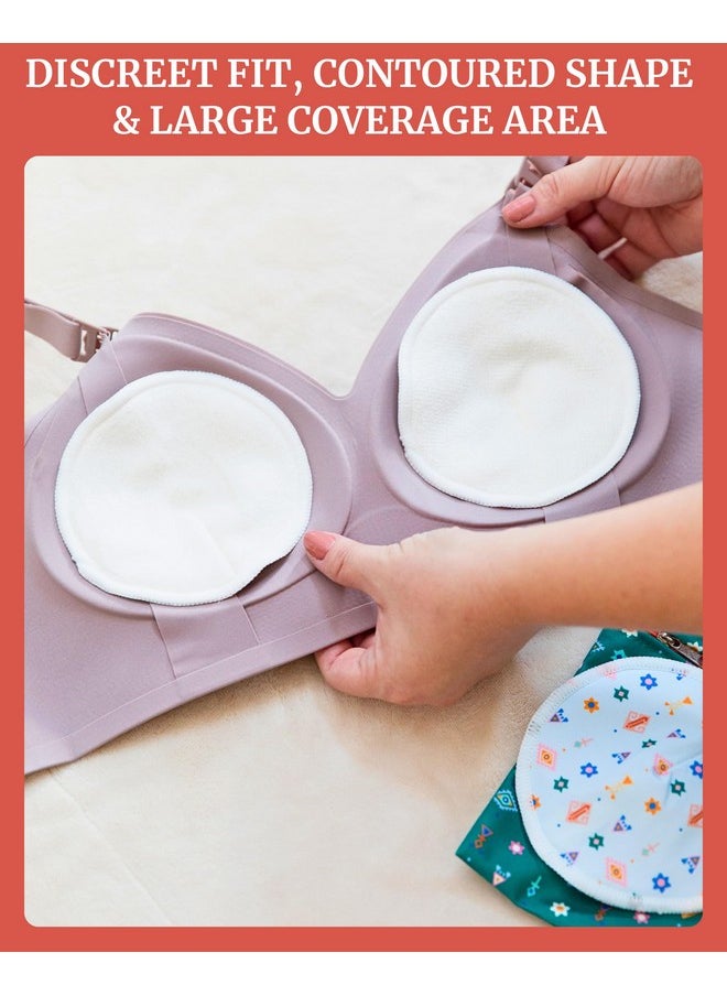 Idaho Jones Nursing Pads - Breast Pads For Leaking Milk - Reusable & Washable Breastfeeding Pads - Stay Dry Longer - Almohadillas Y Protectores De Lactancia - Viscose Derived From Bamboo - 10 Pads  - Image 5