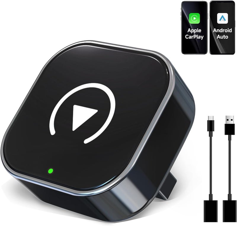 Taiker 2025 Upgraded Wireless Carplay Adapter - Convert Wired to Wireless Carplay for iPhone iOS 10+ & Android Auto - Image 1