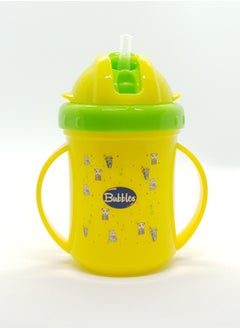 Bubbles Baby's Plastic Straw Cup with Hands- Assorted  - Image 1