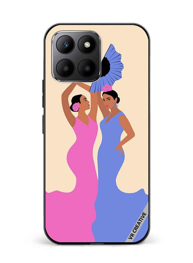 VR CREATIVE Protective Case Cover For Honor 70 Lite Spanish Women Dancing Flamenco Design Multicolour - Image 1