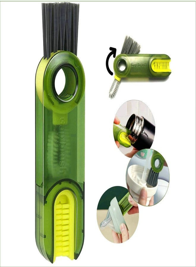 vedrixz 3 in 1 Multifunctional Cleaning Brush, Water Bottle Cleaner Brush, Multipurpose Bottle Gap Cleaner Brush, Tiny Cleaning Brush, Home Kitchen Cleaning Tools (Multi-1pc) - Image 1