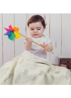 Hamur Fluffy Baby Blanket Mother Baby Newborn 80x100 Cm Melis Sheepskin Blanket  - Image 3