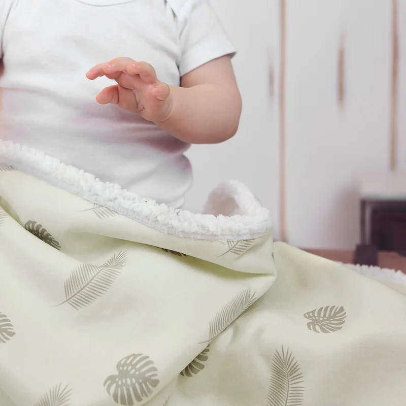 Hamur Fluffy Baby Blanket Mother Baby Newborn 80x100 Cm Melis Sheepskin Blanket