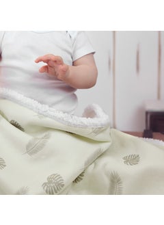 Hamur Fluffy Baby Blanket Mother Baby Newborn 80x100 Cm Melis Sheepskin Blanket  - Image 4