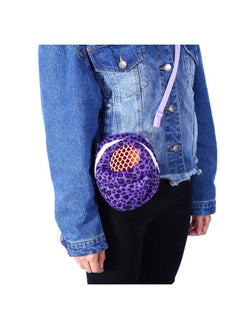 Zerodis Pet Hamster Carrying Bag, Leopard Pattern Pet Carrier Outdoor Sleeping Bag Adjustable Strap Travel Bag for Small Animal Rat Hedgehog Chinchilla(S)  - Image 2
