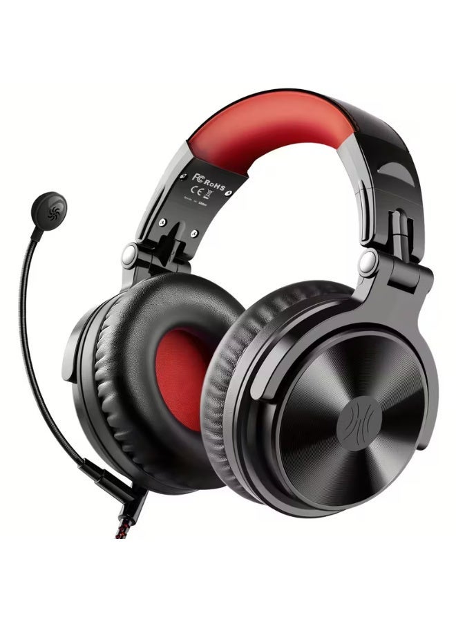 OneOdio Noise Canceling Headphones Hi-Res Audio Wireless Headphones + Wired Gaming Headset 2-in-1, Over-Ear Music Hi-Res Sound Computer Gaming Headphones Universal Long Battery Life 110 Hours, Gaming Headphone/headset, Headphones - Image 1