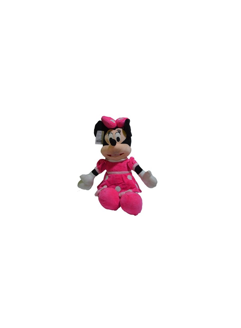 Minnie Mouse Teddy Wearing a Pink Dress