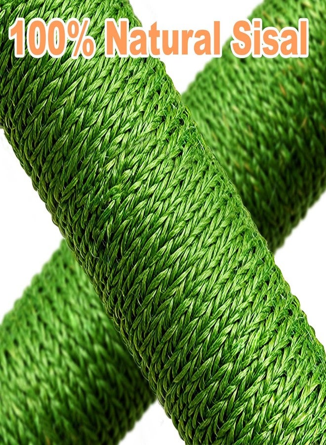 MOYMO Cat Scratching Post, Tall Cat Scratcher for Indoor Cats - Modern Sisal Scratch Post for Kittens and Adult Cats, Sunflower, M - Image 5