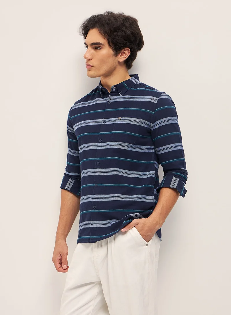 THE BEAR HOUSE Cotton Shirt for Men | Long Sleeve, Casual & Formal Wear | Soft, Breathable Fabric for Office, Everyday, & All-Season Use in Classic & Trendy Colors