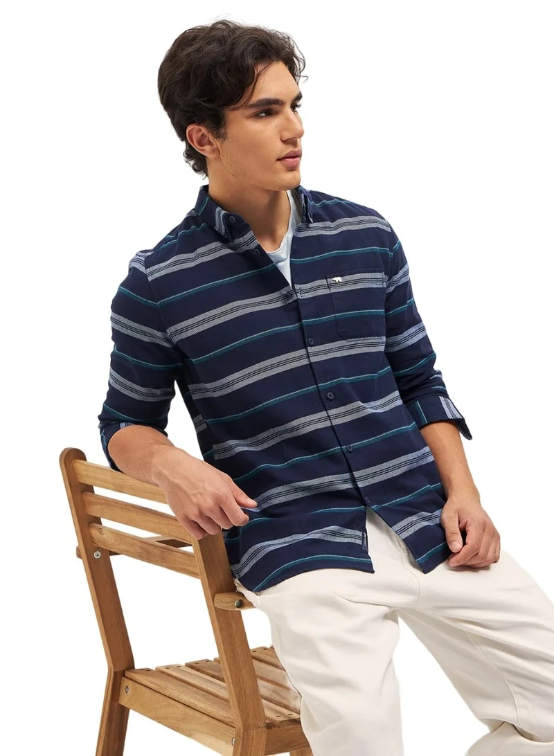 THE BEAR HOUSE Cotton Shirt for Men | Long Sleeve, Casual & Formal Wear | Soft, Breathable Fabric for Office, Everyday, & All-Season Use in Classic & Trendy Colors