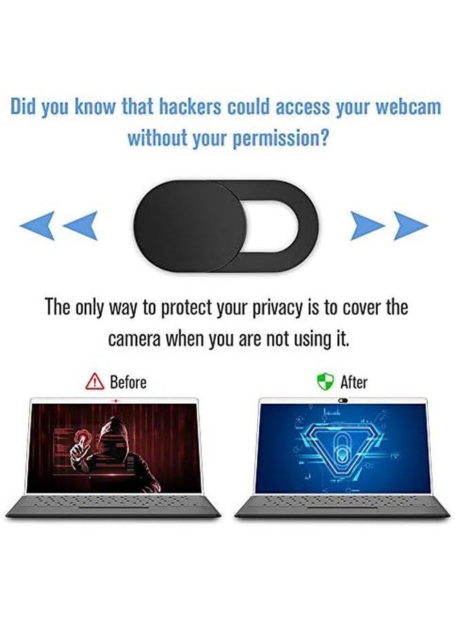 erorex - Webcam Cover Slide [6 Pack] Ultra Thin Laptop Web Camera Cover Compatible With Macbook Laptop Pc Computer Imac Ipad Iphone Cell Phone Etc. 0.022In Thick Web Blocker Protect Your Privacy And Security - Image 1