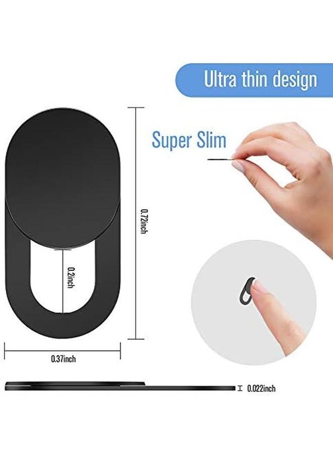 erorex - Webcam Cover Slide [6 Pack] Ultra Thin Laptop Web Camera Cover Compatible With Macbook Laptop Pc Computer Imac Ipad Iphone Cell Phone Etc. 0.022In Thick Web Blocker Protect Your Privacy And Security - Image 1