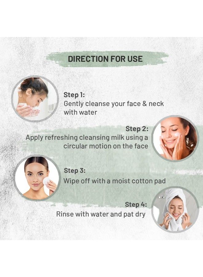 LUSTER Turmeric Citrus Cleansing Milk For Face; Extra Care Cleansing Milk With Turmeric Citrus Water; Cleansing Milk For Makeup Remover; (Paraben & Sulfate Free)500 Ml - Image 5