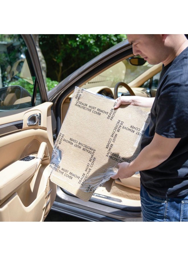 CARCAREZ Auto Adhesive Floor Mat, 4 mil Car Carpet Protector Film | 100 Mats Per Roll | 24" Wide, 200' Long - Image 4