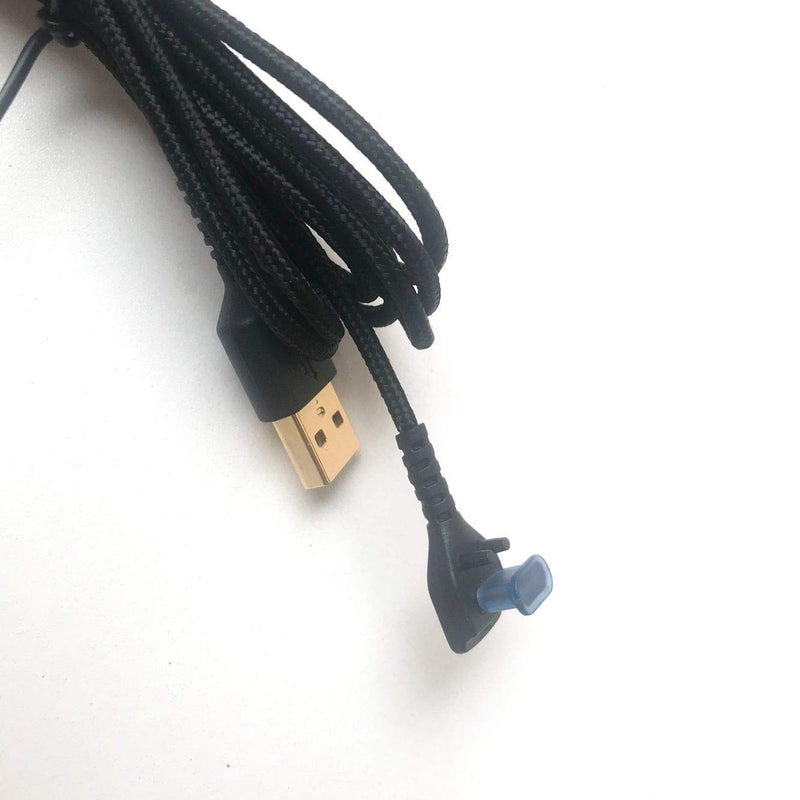 LZYDD 2 Metres Black USB Male-to-Male Gaming Mouse Cable for SteelSeries Rival 700 and 710 Mouse - Image 3