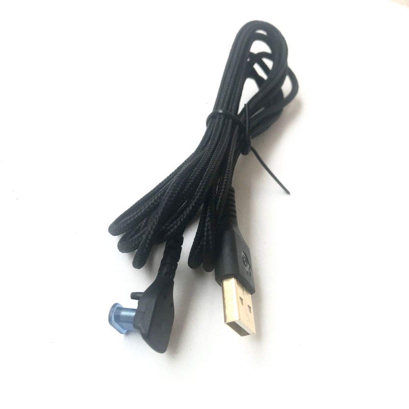 LZYDD 2 Metres Black USB Male-to-Male Gaming Mouse Cable for SteelSeries Rival 700 and 710 Mouse - Image 2