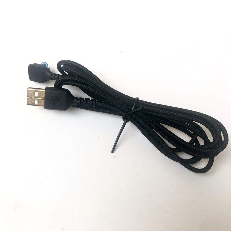 LZYDD 2 Metres Black USB Male-to-Male Gaming Mouse Cable for SteelSeries Rival 700 and 710 Mouse - Image 1