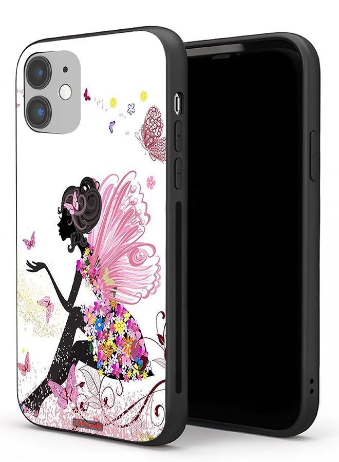 Tolwak جراب حماية آيفون 11 من آبل تصميم فتيات الفراشة - Image 1