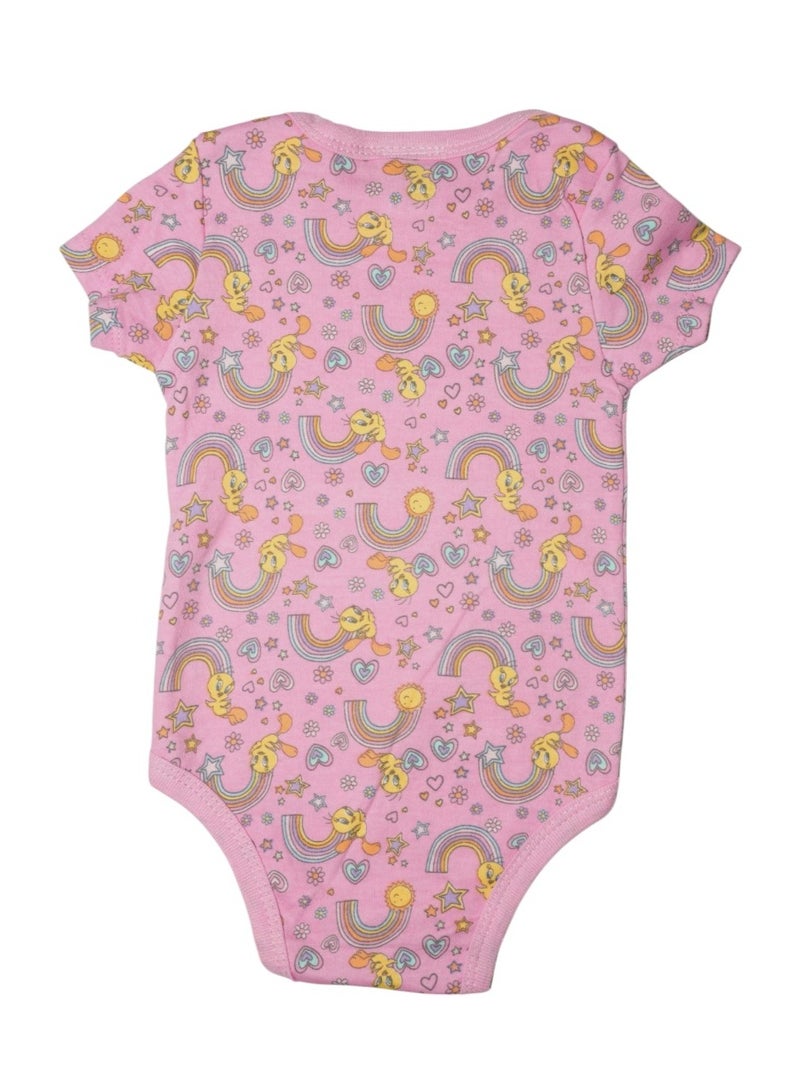Bambimici Tweety Print Short Sleeve  Body suit  Set of 2 - Image 3