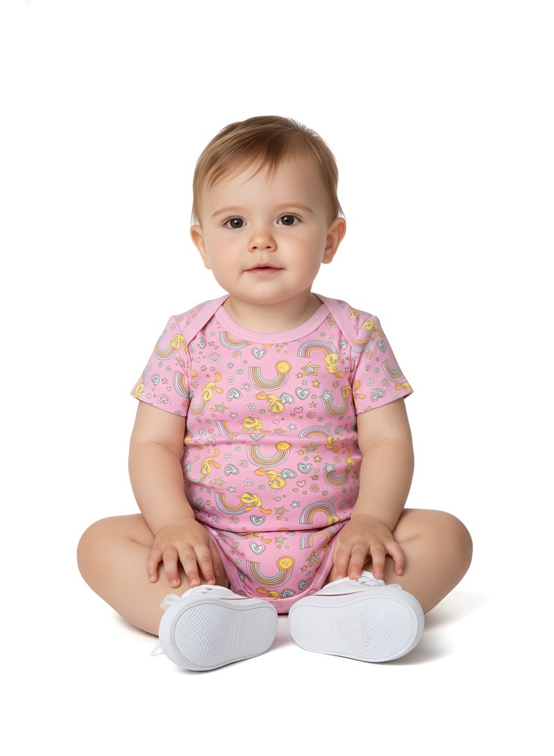 Bambimici Tweety Print Short Sleeve  Body suit  Set of 2 - Image 2
