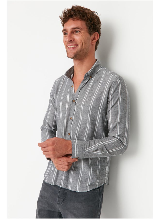 trendyol - Man Shirt Black - Image 1