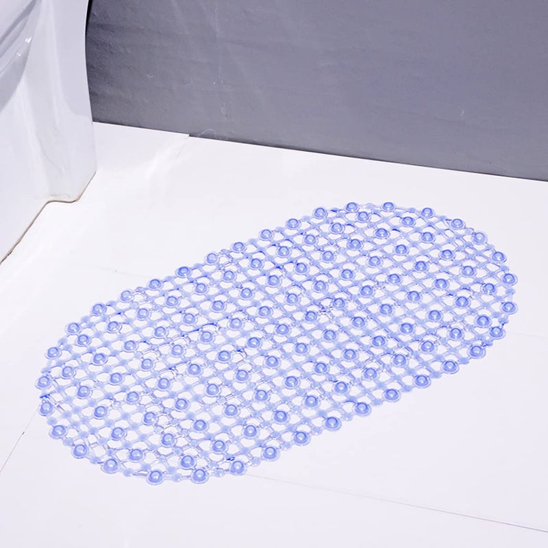 NOHUNT Nonslip Soft Rubber Bath Mat for Bathtub and Shower, Anti Slip Bacterial Anti Bacterial Machine Washable PVC Bath Mat for Bathroom - Image 1