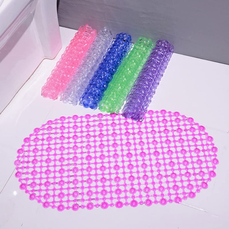 NOHUNT Nonslip Soft Rubber Bath Mat for Bathtub and Shower, Anti Slip Bacterial Anti Bacterial Machine Washable PVC Bath Mat for Bathroom - Image 4