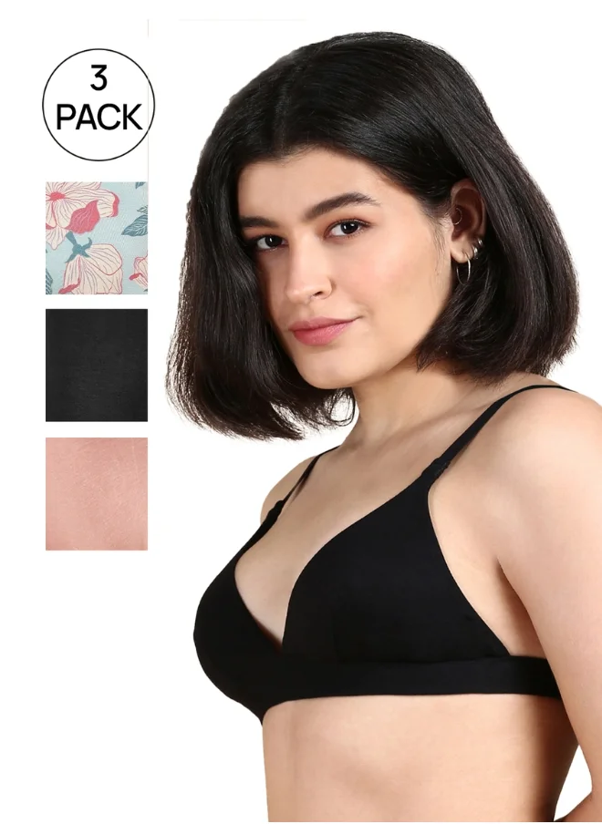 andCircus Adjustable Triangle Bra (Pack of 3)