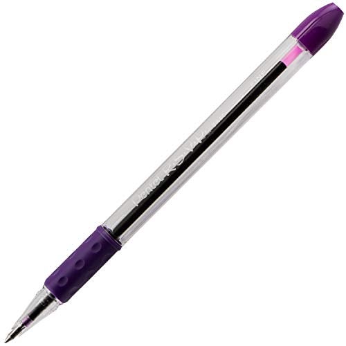 Pentel R.S.V.P. Stick Ballpoint Pen, Violet Ink, Fine, 0.70 mm, 12/Pack - Image 3