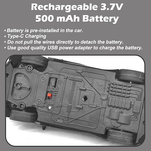 VGRASSP Remote Control Sports Car Toy for Kids – Wireless Racing Vehicle with Easy Handheld Remote Controller,Indoor Outdoor Play Gift Children Boys Girls - Color As Per Stock - Image 2