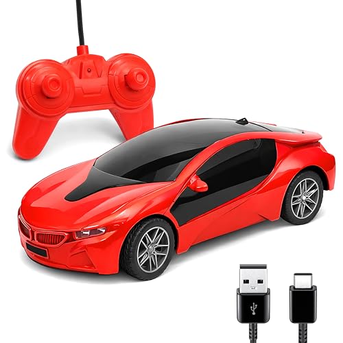VGRASSP Remote Control Sports Car Toy for Kids – Wireless Racing Vehicle with Easy Handheld Remote Controller,Indoor Outdoor Play Gift Children Boys Girls - Color As Per Stock - Image 1