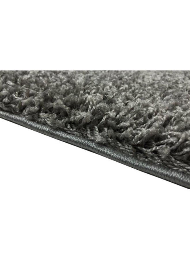 HANDPICKED FURNITURE Handpicked Furniture Fluffy Grey Rug, Ultra Soft Area Carpets For Bed Room, Living Room, And Dining Room, Antislip Floor Carpets, Easy To Clean, Made In Turkey  - Image 2