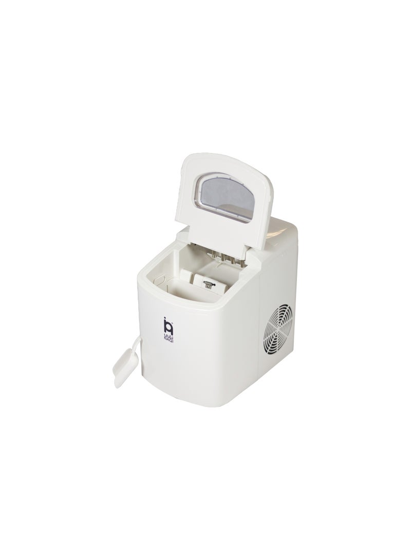 NAQI Ice Maker – 9 Cubes per 10 Min with Low Water Alert & Transparent Lid - Image 1